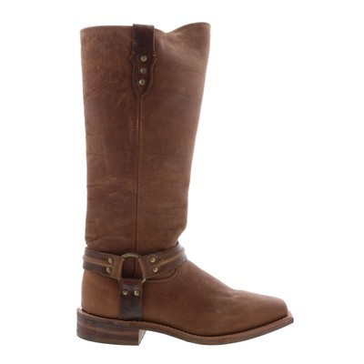 Abilene Boots 9195 Женские коричневые кожаные ковбойские сапоги в стиле вестерн без застежки