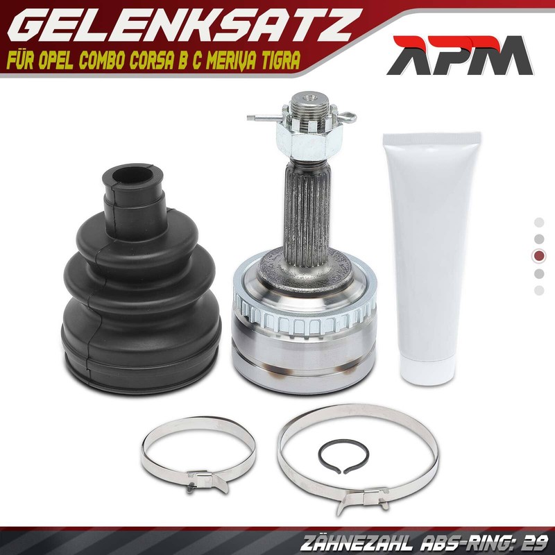 Gelenksatz Antriebswelle Vorne FüR Opel Combo Corsa B C Meriva Tigra