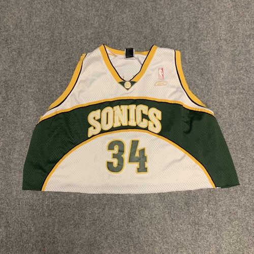 ULTRA RARE NBA Reebok Seattle Supersonics Ray Allen Cropped