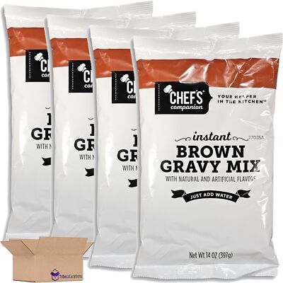 Instant Brown Gravy Mix Value Pack |  14 Ounce | Pack of 4