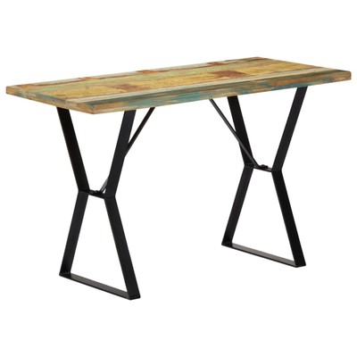 Gecheer Dining Table 47.2"x23.6"x29.9" Solid Reclaimed Y1V6