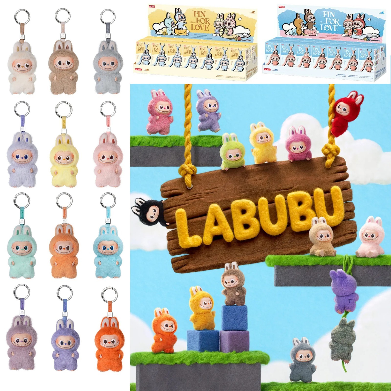 LABUBU THE MONSTER PIN FOR LOVE シークレット Pop Mart Labubu The Monsters Pin for Love Series 