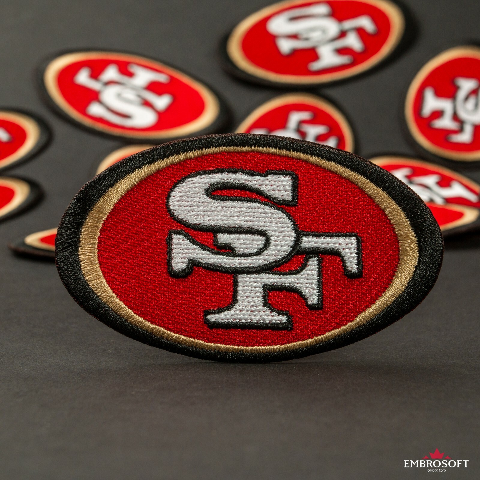 San Francisco 49ers Patch, American Football Team Logo, Embroidered Sports