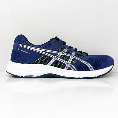 Asics Mens Gel Contend 5 1011A256 Blue Running Shoes Sneakers Size 11 