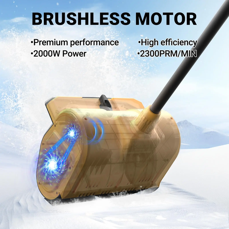 Power tools Electric Snow removal machine Snow blower sweeper outside Snow plow