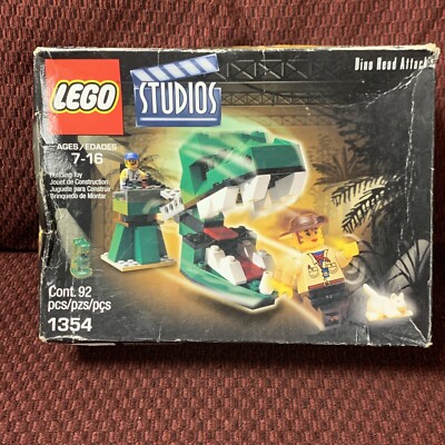 LEGO Studios #1354 Dino Head Attack NEW in Sealed Box (Box has some damage)