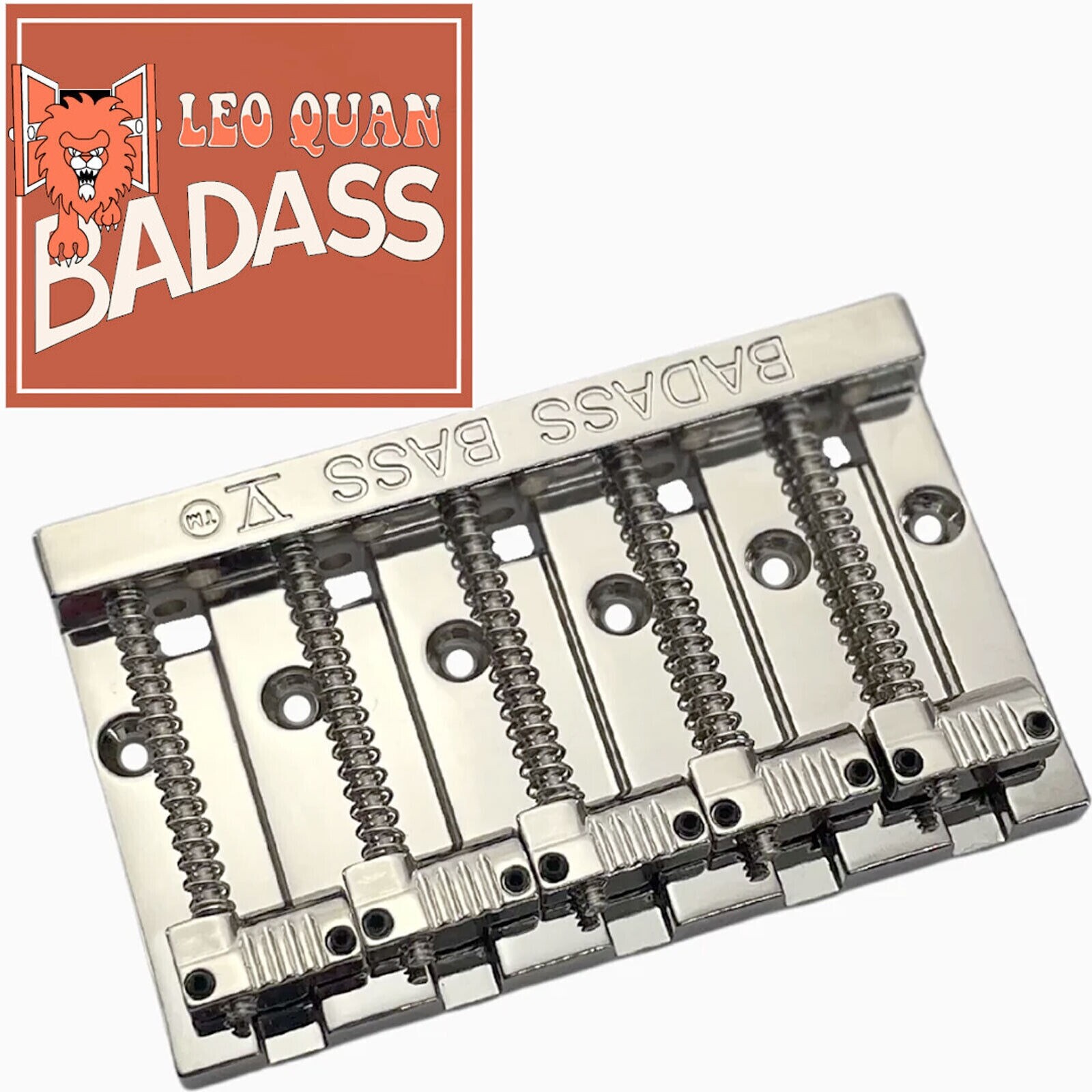 NEW Leo Quan® Badass V™ Bass Bridge for 5-string Fender P