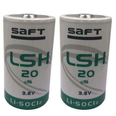2-pack LSH20 LSH 20 3.6V 13Ah battery replace for SaFT LSH20 Lithium Battery