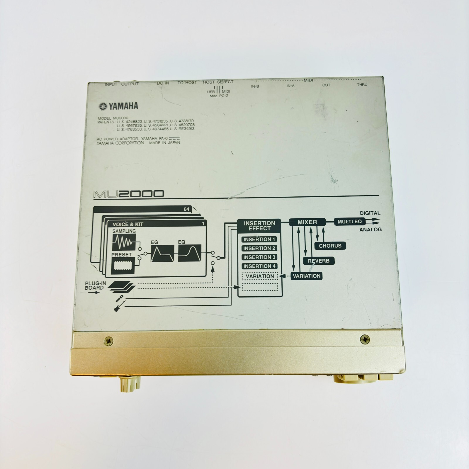 YAMAHA MU2000 DTM用MIDI音源モジュール オンライン ストア