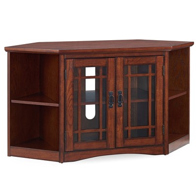 With Bookcase Ends Tv's, 50-inch, Mission Oak