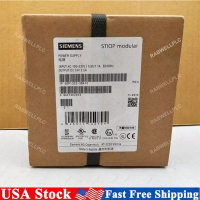 New Siemens 6EP1332-2BA10 SITOP 60 W Stabilized Power Supply 6EP1 332-2BA10