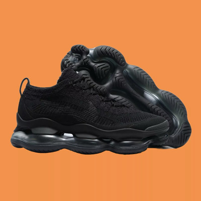 New Nike Air Max  Scorpion FK Men's Triple Black Big air cushion shoes