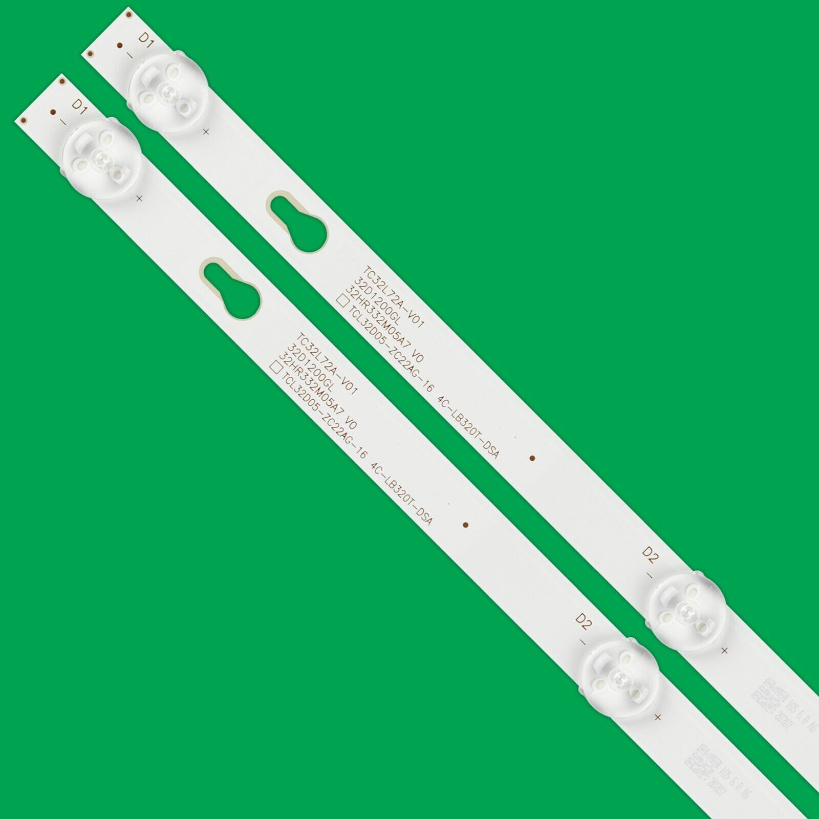 LED Strip(2) for THOMSON 32HD3301 32H3306 MPEG
