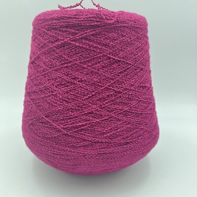 Hand Knitting Machine Phoenix Dye Works Yarn Weaving Cotton Port Pink Large Cone