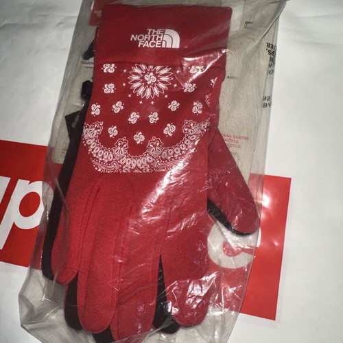 Supreme × NORTH FACE Bandana Etip Glove Supreme Supreme x The North Face Bandana Etip Gloves 'Navy