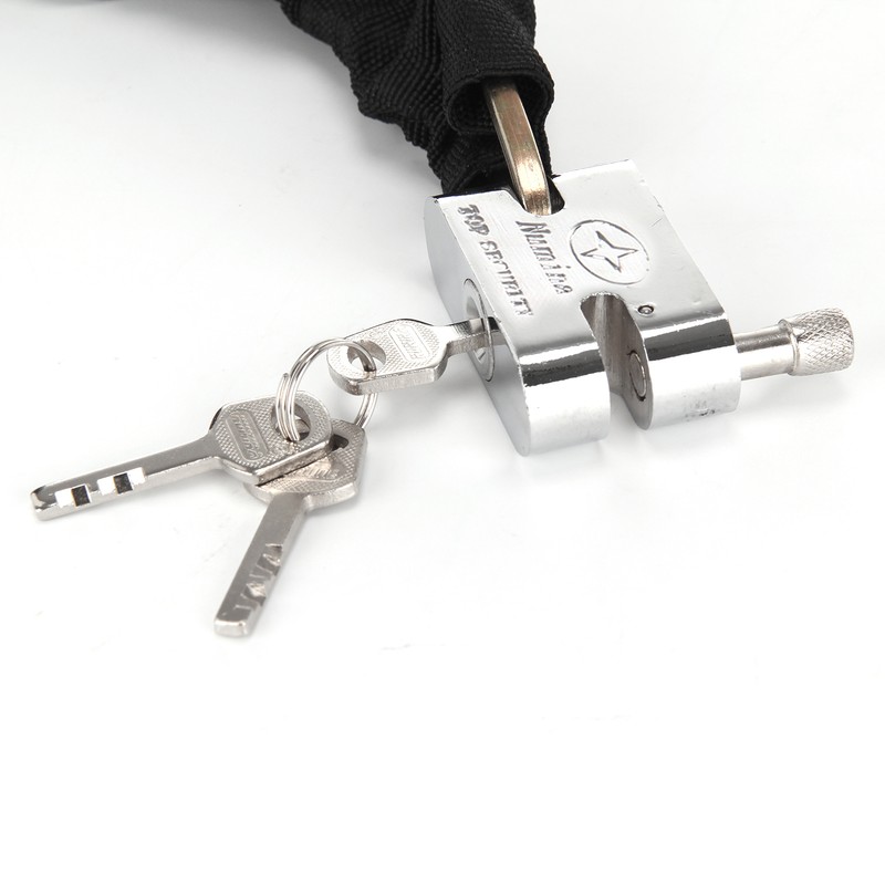 1.2M Metal Motorbike Motorcycle Bicycle Heavy Duty Chain Lock Padlock