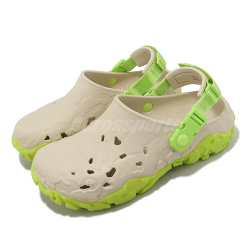 

Мужские сандалии унисекс без шнурков Crocs All-Terrain Atlas Clog Bone Limeade 208391-2BZ, Цвет слоновой кости, All-terrain Atlas Clog