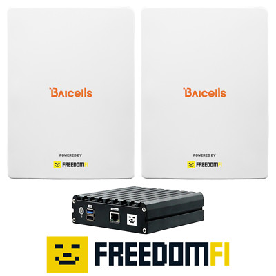 FreedomFi Helium 5G Miner and 2x Baicells NOVA 430H Bundle - Mine $MOBILE