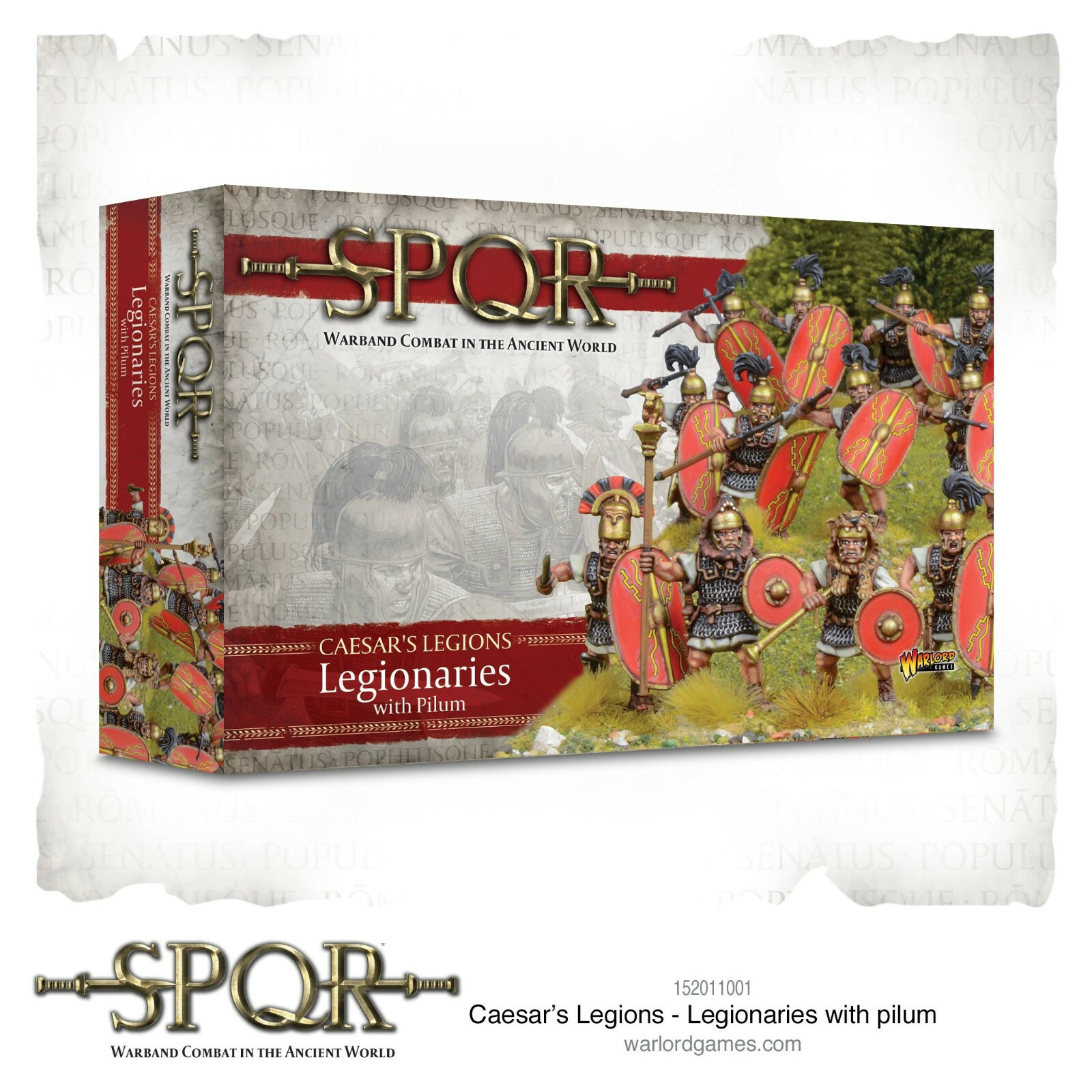 Легионеры SPQR с пилумами (легионы Цезаря) Воины римской пехоты 152011001