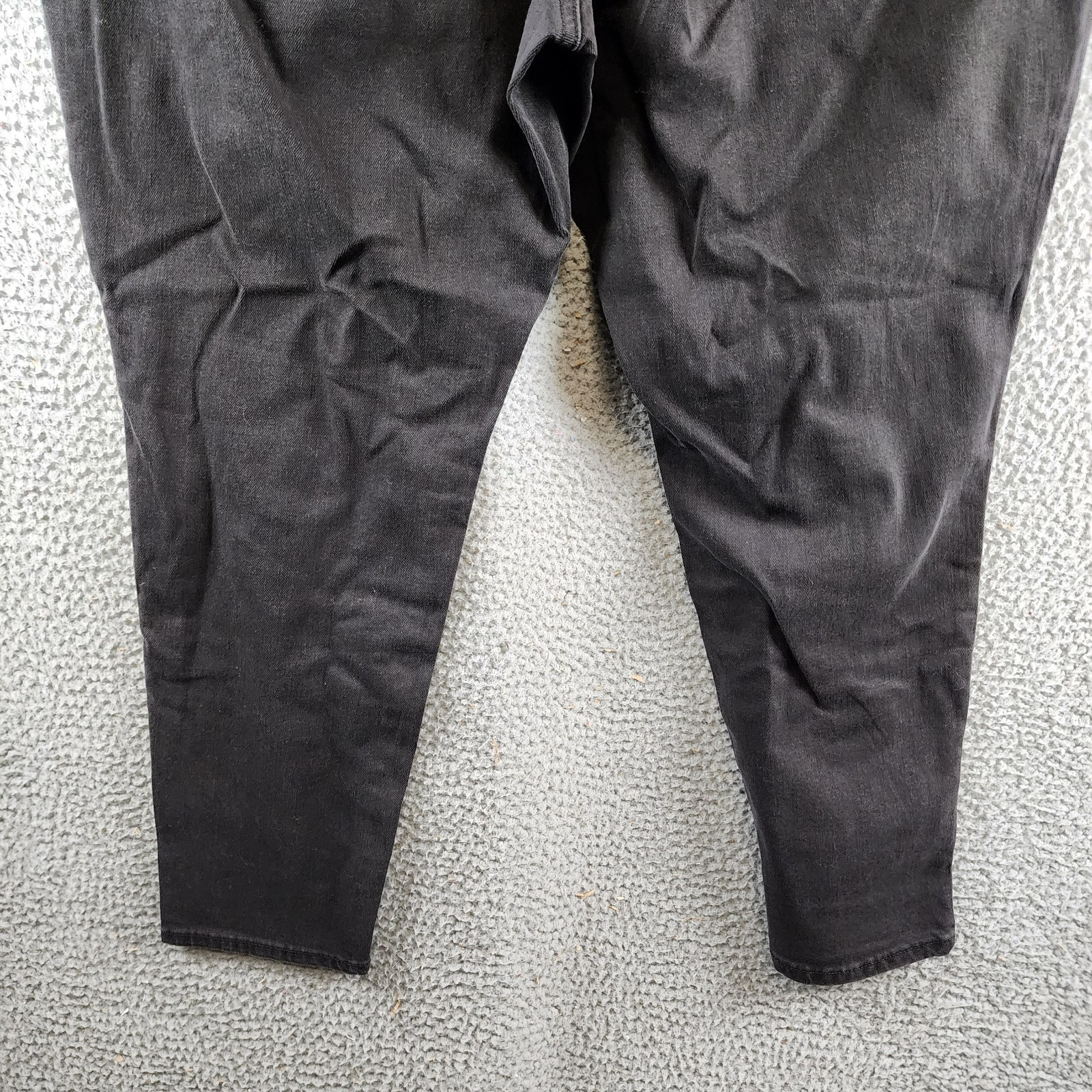 Lauren Ralph Lauren Plus-Size High-Rise Skinny Ankle Jeans Women's 20W Black - Picture 14 of 16