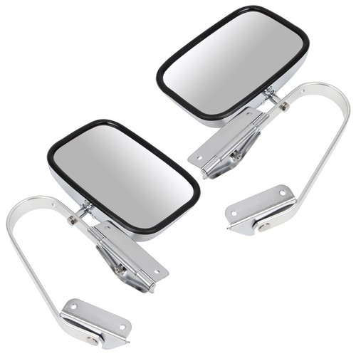 Left+Right Manual Side View Mirrors Pair For 80-96 Ford F150-F350 Truck Pickup