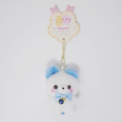 Blue Panda-san (September Sapphire) - Birthstone Lucky Friends Plush Keychain - 