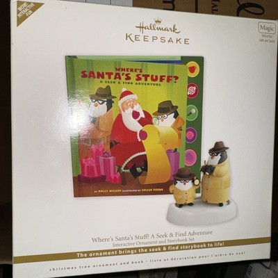 Hallmark Keepsake Where's Santa's Stuff? A Seek And Find Adventure - NIB