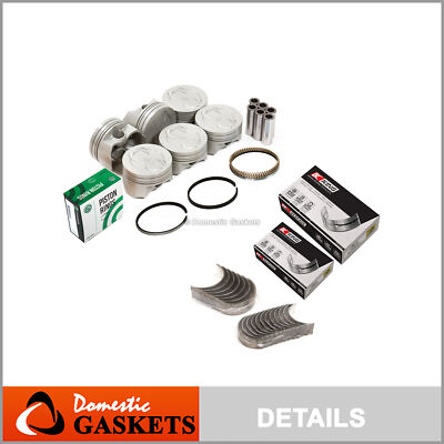 Pistons Bearings Rings Fit 92-05 Chevrolet GMC 4.3L OHV