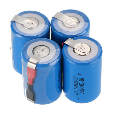 Lot 4/8/12-40Pcs 4/5 SC NiCd 1.2V 2200mAh Rechargeable Batteries Battery & Tab
