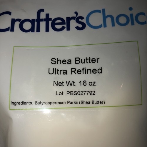 Crafters Choice Shea Butter 16 oz. Package has been opened and a small bit used