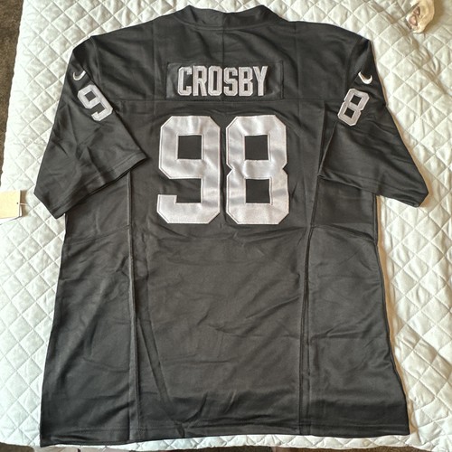 Maxx Crosby Jersey Las Vegas Raiders Black XL Mens Stitched
