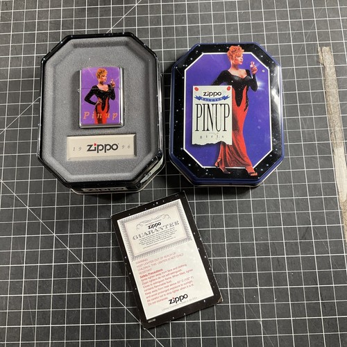 1996 Sealed Salutes Pinup Girls Joan Zippo Cigarette Lighter