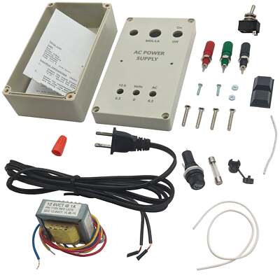 DIY Low Voltage AC Power Supply Soldering Practice Kit with Assembly Manual