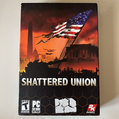 Shattered Union CD-Rom PC Game Brand New Sealed Box 2005 2K Games