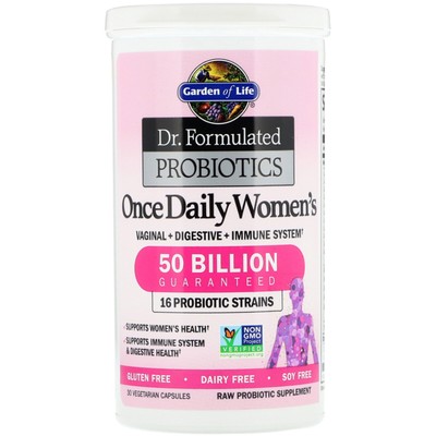 Garden of Life, (2 Pack) Dr. Formulated Probiotics, Once Daily Women's, 30