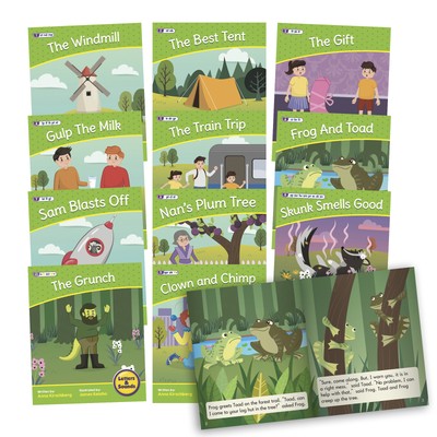Junior Learning Letters & Sounds Phase 4 Set 2 Fiction Educational Learning Set