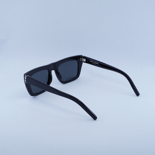 Pre-owned Saint Laurent Slm131 001 Black/black 52-20-140 Sunglasses