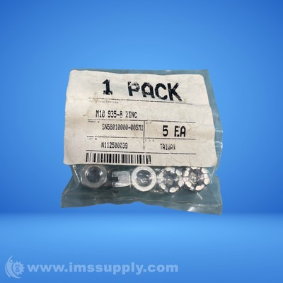 McMaster-Carr SN58010000-005M1 Hex Castle Nut Bag of 5 FNFP