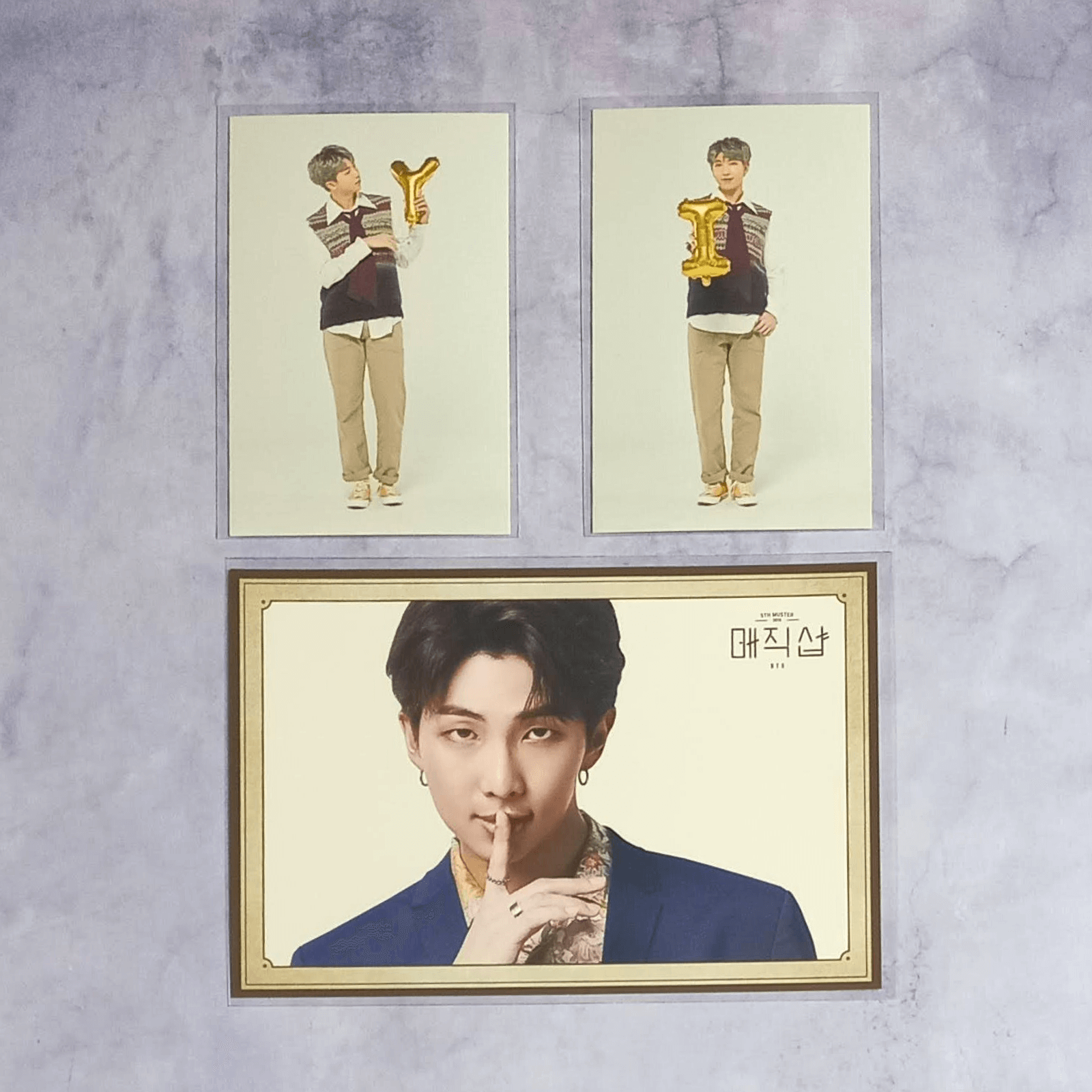 BTS 5th Muster Magic Shop Seoul Busan Reward Photo Card LG