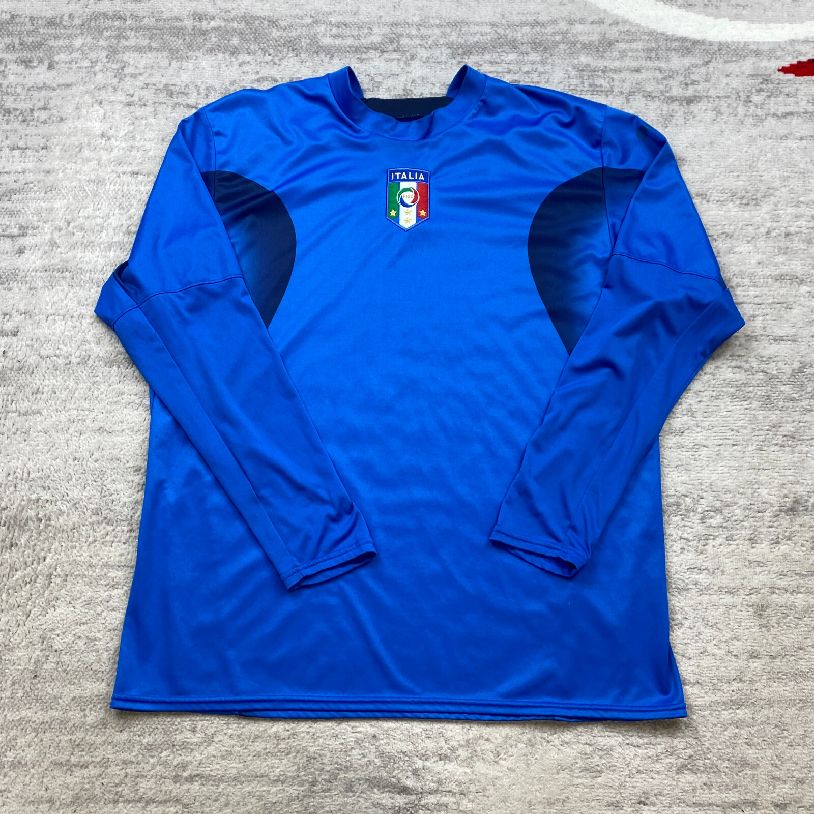 Puma Italy Neil Barrett Jersey XL Blue Long Sleeve