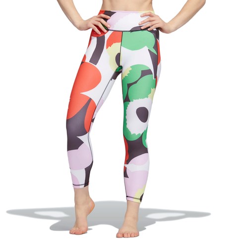 

Женские леггинсы для йоги Adidas x Marimekko 7/8, Blaze orange
