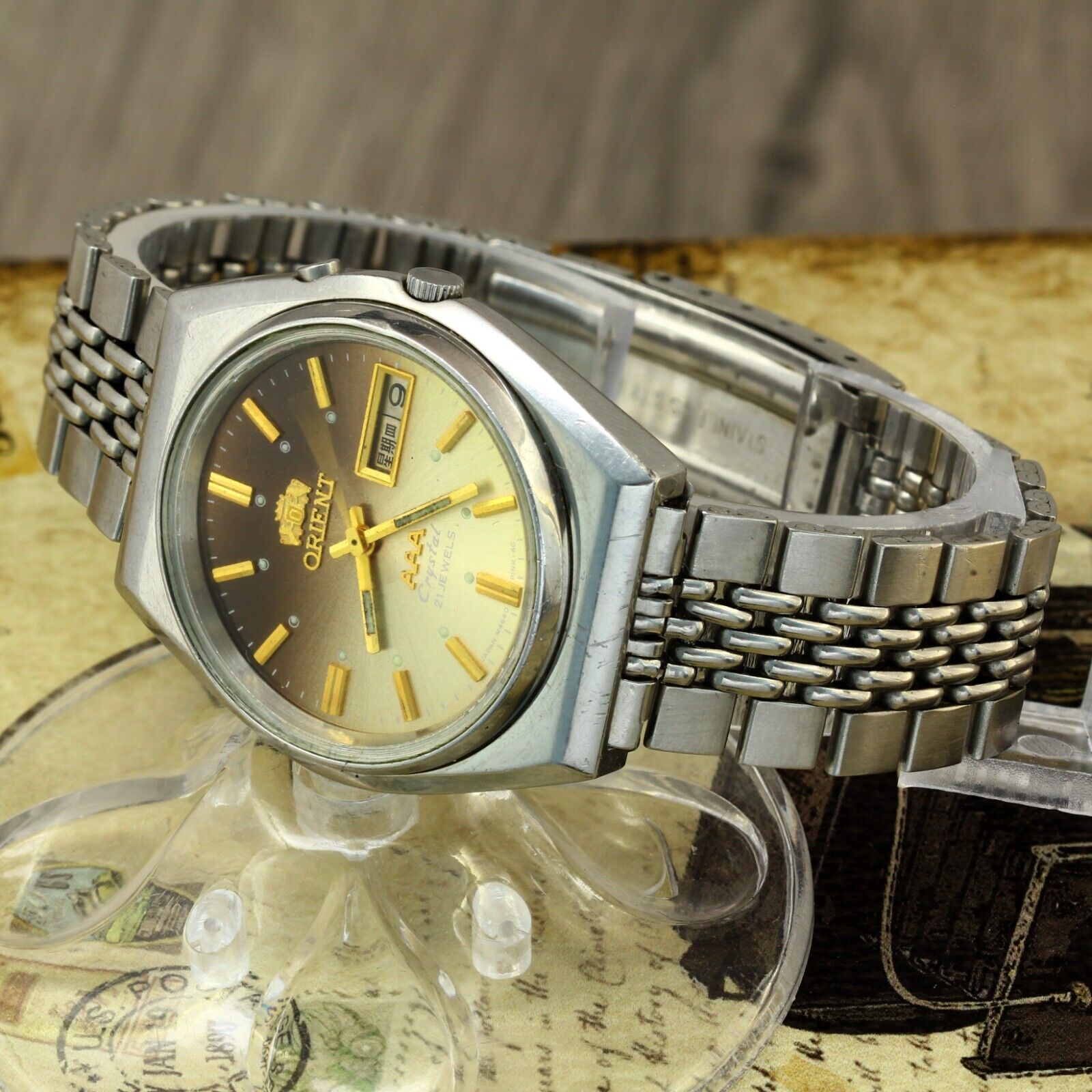 Orient AAA Crystal LH L469712 all stainless steel automatic Orient AAA Crystal LH L469712 all stainless steel automatic