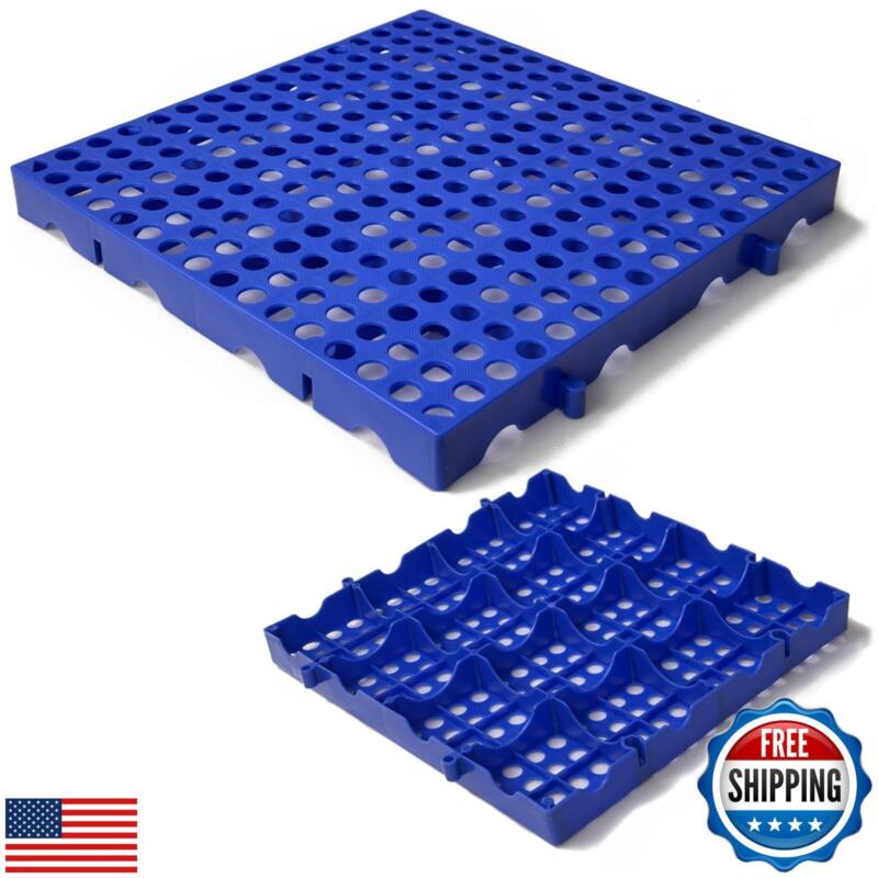Plastic Pallets, Plastic Pallets for Basement Storage, Nestable Lightweight W