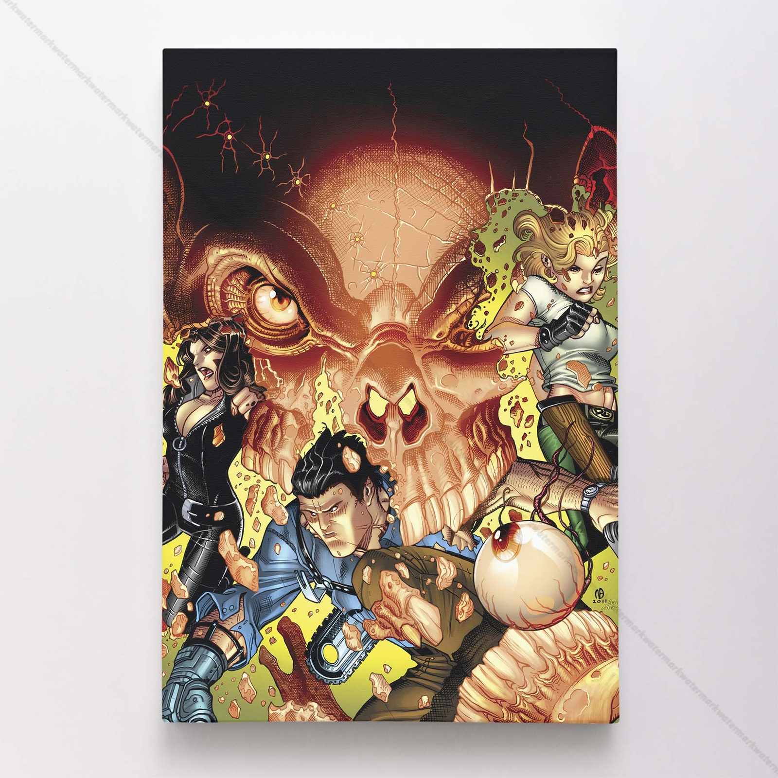Evil Dead Poster Canvas Army of Darkness Ash Movie Art Print #205