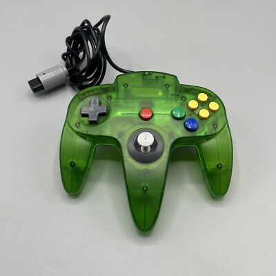 Nintendo 64 Jungle Green N64 Controller Unbranded Excellent