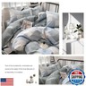 LifeTB Modern Style Patchwork Duvet Cover Twin Cotton Geometric Duvet Cover Blue Grey Beige Plaid Stripe Patchwork Comforter Cover Boho Grid Plaid Duvet Cover Stripe Patchwork Bedding Collection