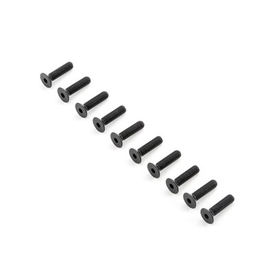 Team Losi Racing Flat Head Screws M5x20mm 10 TLR255028 Gas Car/Truck Replacement