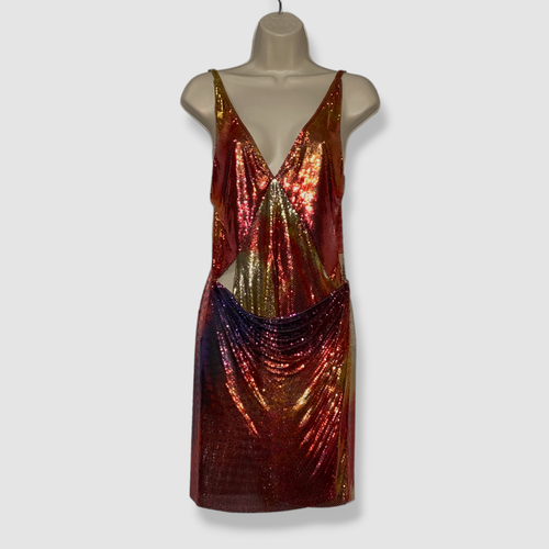 【関税込み】PACO RABANNE Studded mesh dress Mesh Mini Dress by Rabanne | Rent the Runway