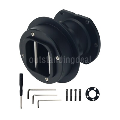 Black QR2 Wheel-side Racing Game Simulator Steering Wheel Metal Quick Release