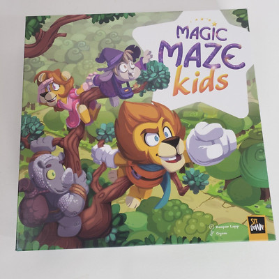 Magic Maze Kids Board Game Sit Down Unpunched Cooperative Ages 5 and Up